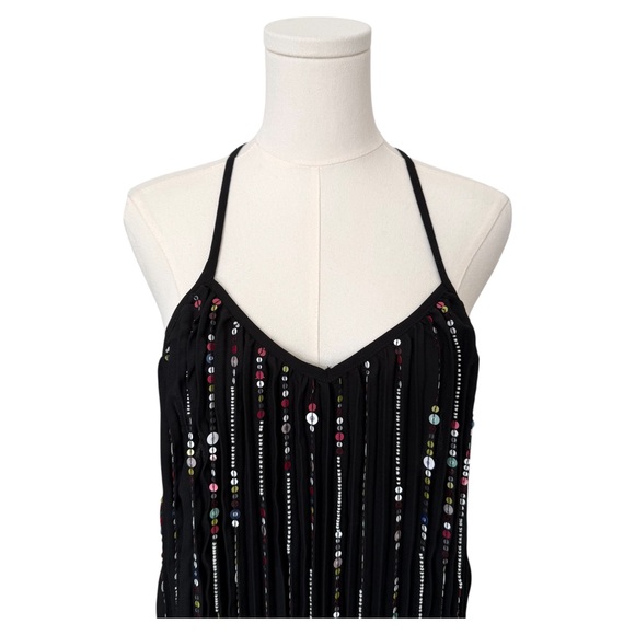 FARM Rio Embroidered Stones Pleated Maxi Dress, Size L, NWT 🇧🇷 - Picture 8 of 16